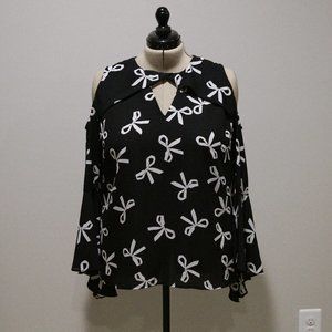NWT Black & White Blouse